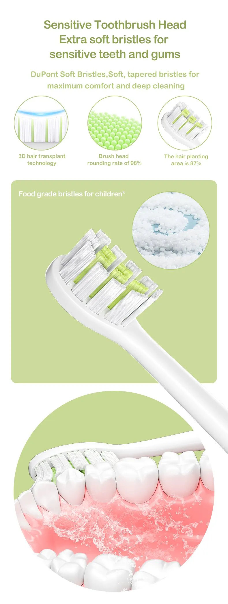 T2 smart automatic kids electric toothbrush T2 smart automatic kids electric toothbrush