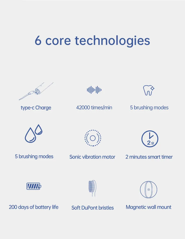 T7 S15 electric toothbrush T7 S15 electric toothbrush