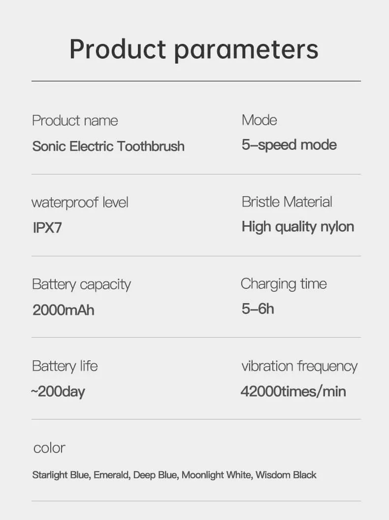 T7 S15 electric toothbrush T7 S15 electric toothbrush