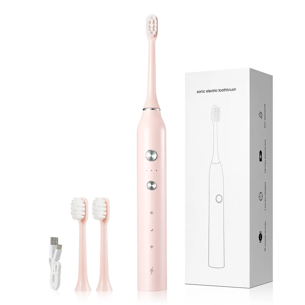 T8 S18 Whitening Adult Sonic Electric Toothbrush With toothbrush head