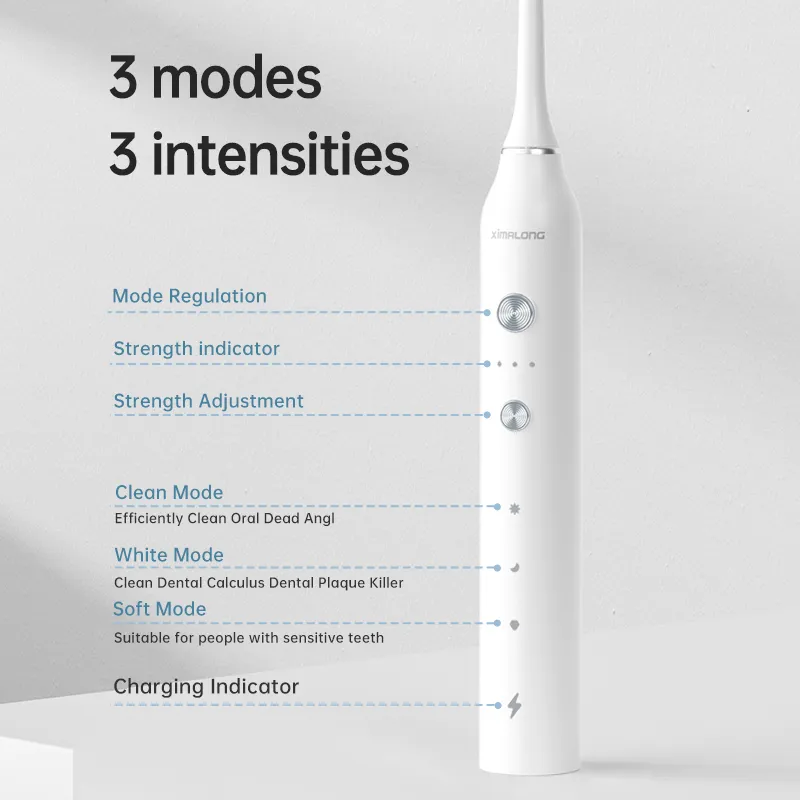T8 S18 Whitening Adult Sonic Electric Toothbrush With toothbrush head
