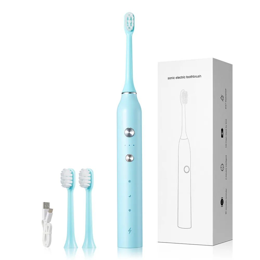 T8 S18 Whitening Adult Sonic Electric Toothbrush With toothbrush head
