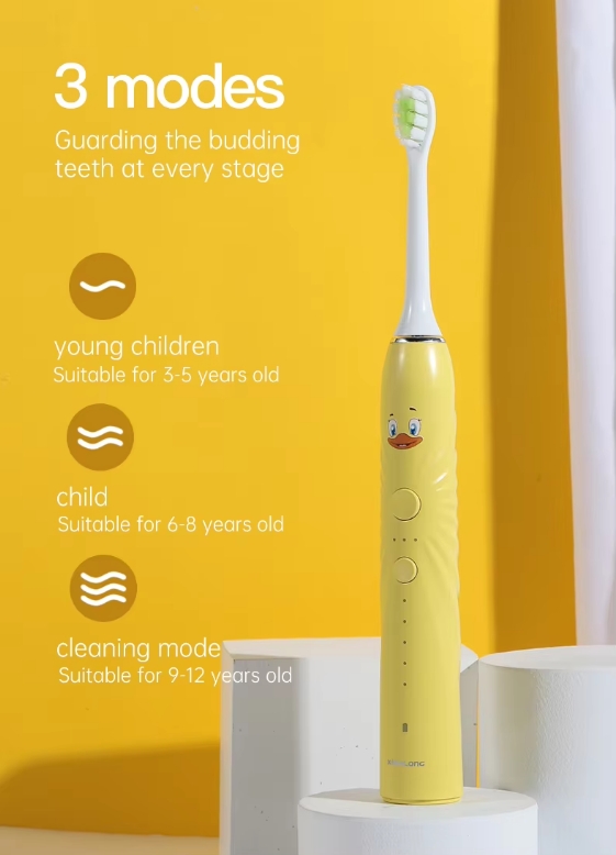 Wholesale Children's Electric Toothbrush Smart Sonic Household Soft Bristle Toothbrush Portable Kids Cartoon Toothbrush