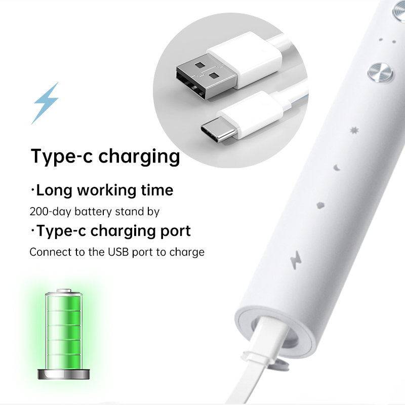 Hot Sell Teeth Whitening Sonic Electric Toothbrush Oral Tooth Brush Whitening Sonic Electric Toothbrush