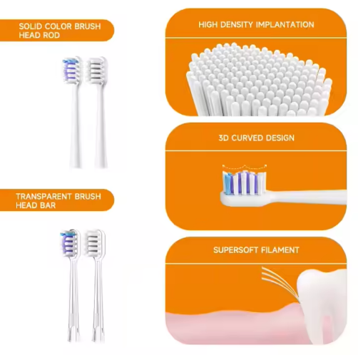 Hot Sale Slim Sonic Ultrasonic Oscillation Electric Toothbrush for Adults Custom Private Label
