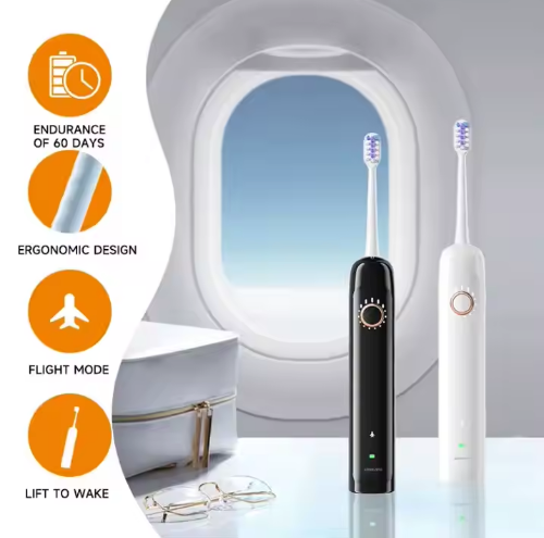 Hot Sale Slim Sonic Ultrasonic Oscillation Electric Toothbrush for Adults Custom Private Label
