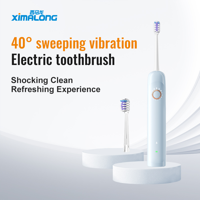 Hot Sale Slim Sonic Ultrasonic Oscillation Electric Toothbrush for Adults Custom Private Label
