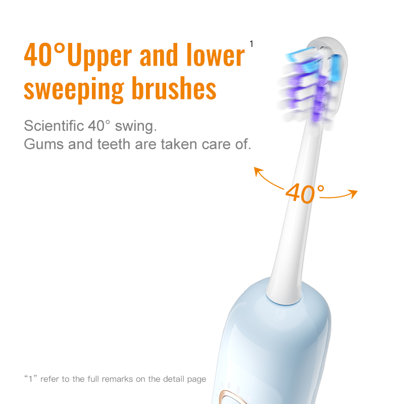 Hot Sale Slim Sonic Ultrasonic Oscillation Electric Toothbrush for Adults Custom Private Label